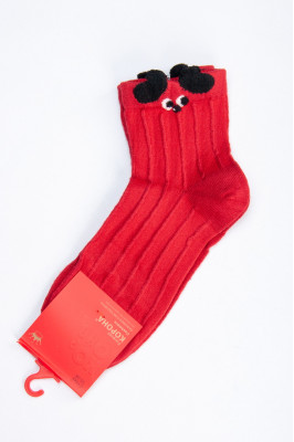 Шкарпетки дитячі новорічні кашемір 